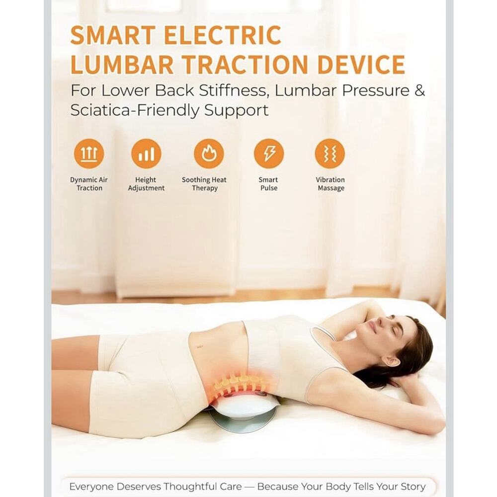 Open Box Hidokam Smart Lumbar Massager Heat EMS Back Pain Relief - Picture 4 of 8